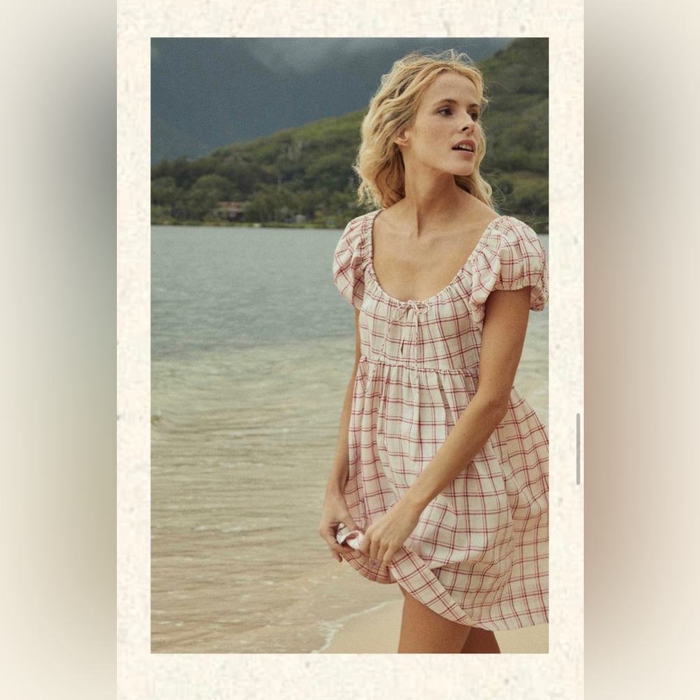 NWT Doen Linen Babydoll Dress - Size L